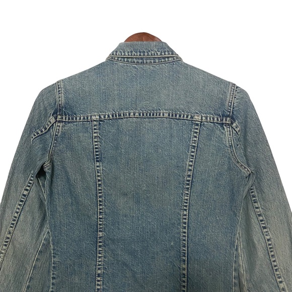 J Crew Vintage Washed Denim Jean Trucker Jacket - Picture 10 of 16